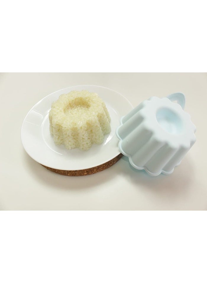Plastic rice, with a heart-shaped handle, assorted, 4-piece set, various colors and shapes, molds - Image 4
