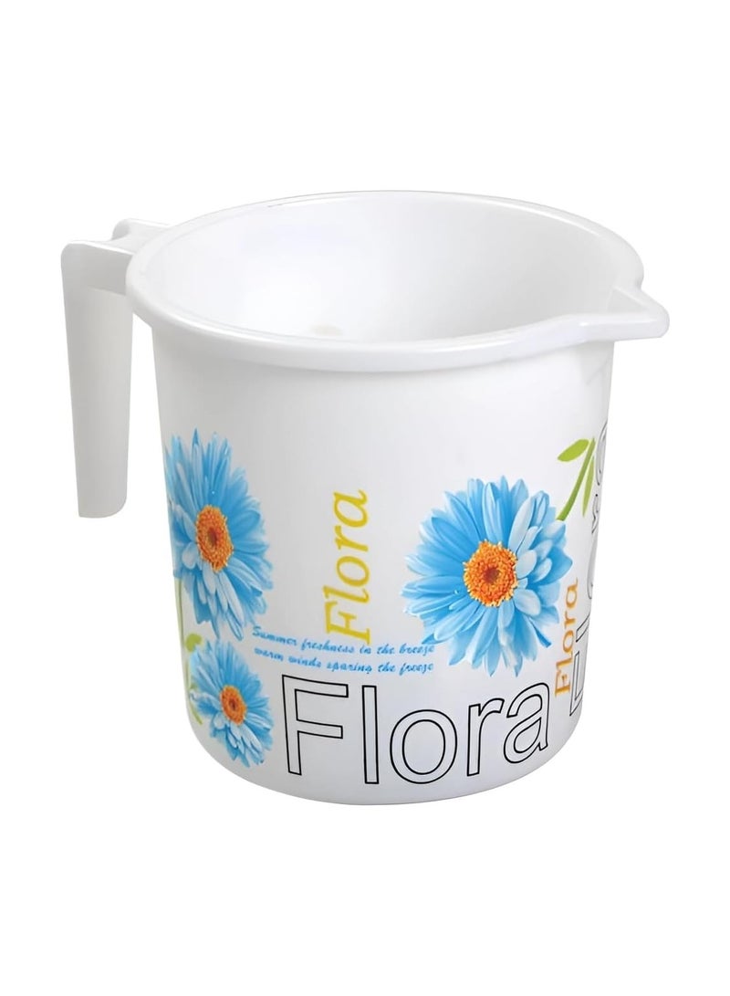 NAYASA Set of 2 Boon Floral Design Bathroom Mug 1.5L Capacity - Image 3