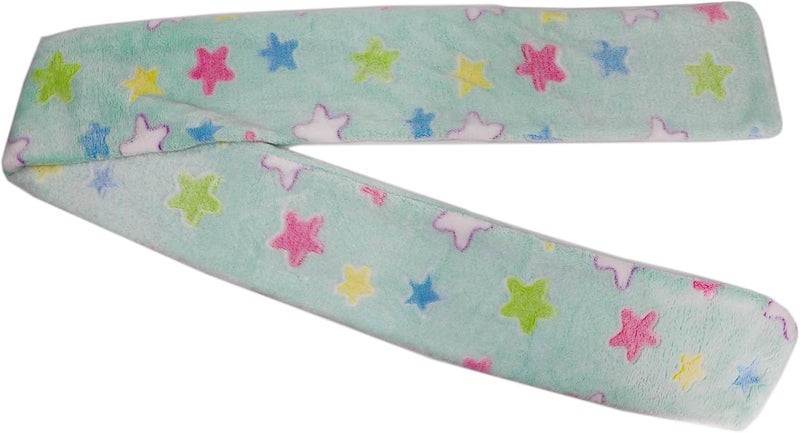 Newfancy Kids Winter Rainbow Scarf Gradient Cross Tie Collar Fluffy Fur Plush Shawl Wrap Neck Warmer for Toddler Girls Boys - Image 5