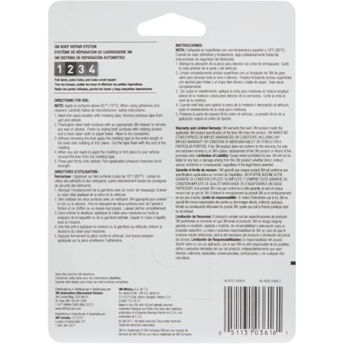 3M Super-Strength Molding Tape, 03616, 7/8 in x 15 ft, 1 Roll - Image 4