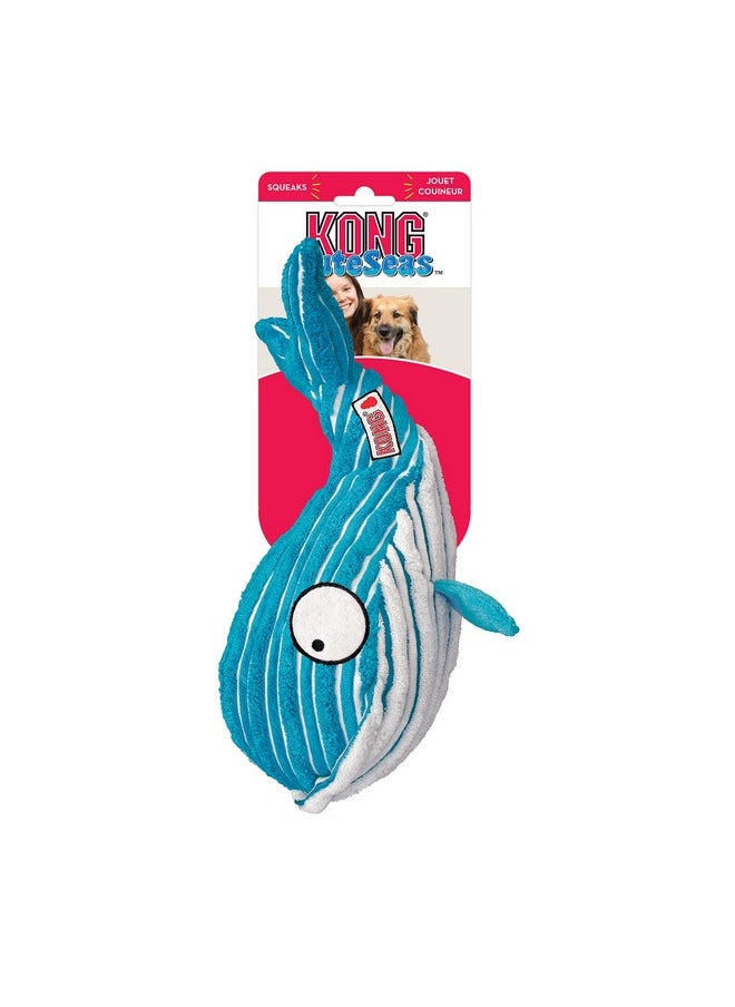 Kong KONG - CuteSeas Whale - Corduroy Plush Dog Toy - For Large Dogs  - Image 5
