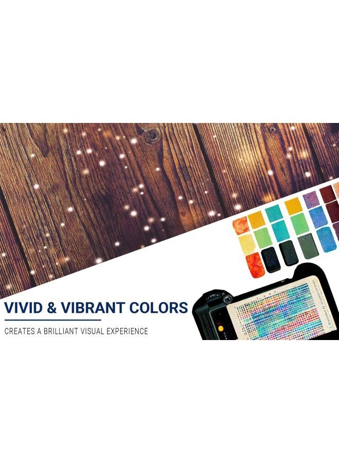 Allenjoy خلفية عيد الميلاد الخشبية المزخرفة بالثلج والذهب 5X7FT للصور الفوتوغرافية للأطفال في الاستوديو - Image 5