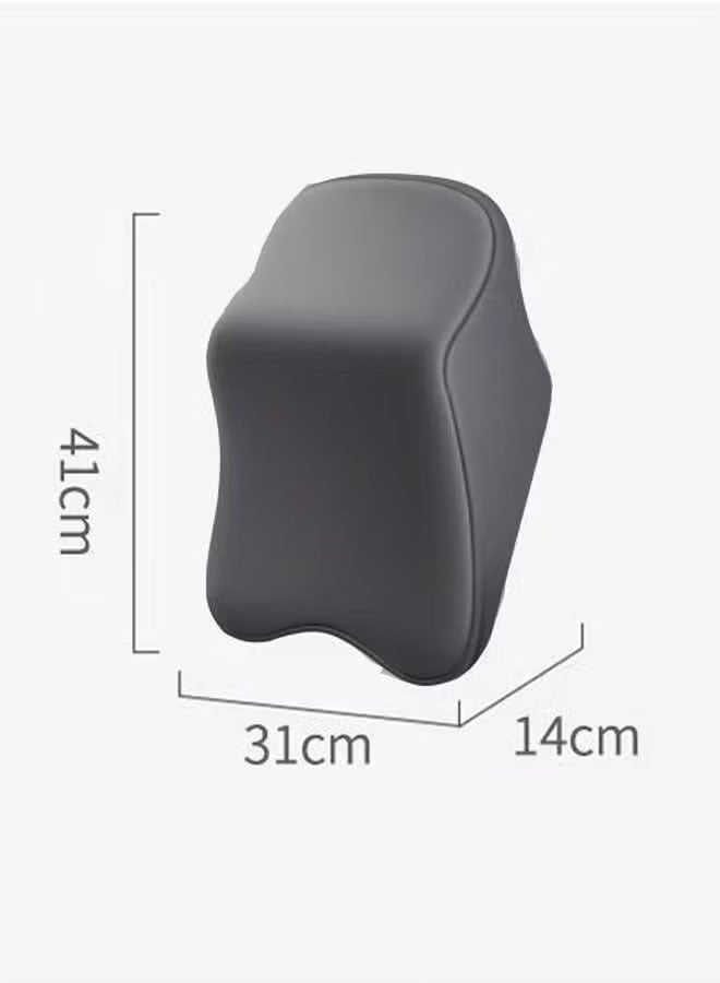 Car Pillow, Car Neck Pillow for Neck Pain Relief and Cervical Support, Car Seat Neck Pillow with Memory Foam and Washable Cover, Car Headrest Pillow for Ergonomic Design, Car Seat Head Rest Neck Pillow (Black) - Image 2