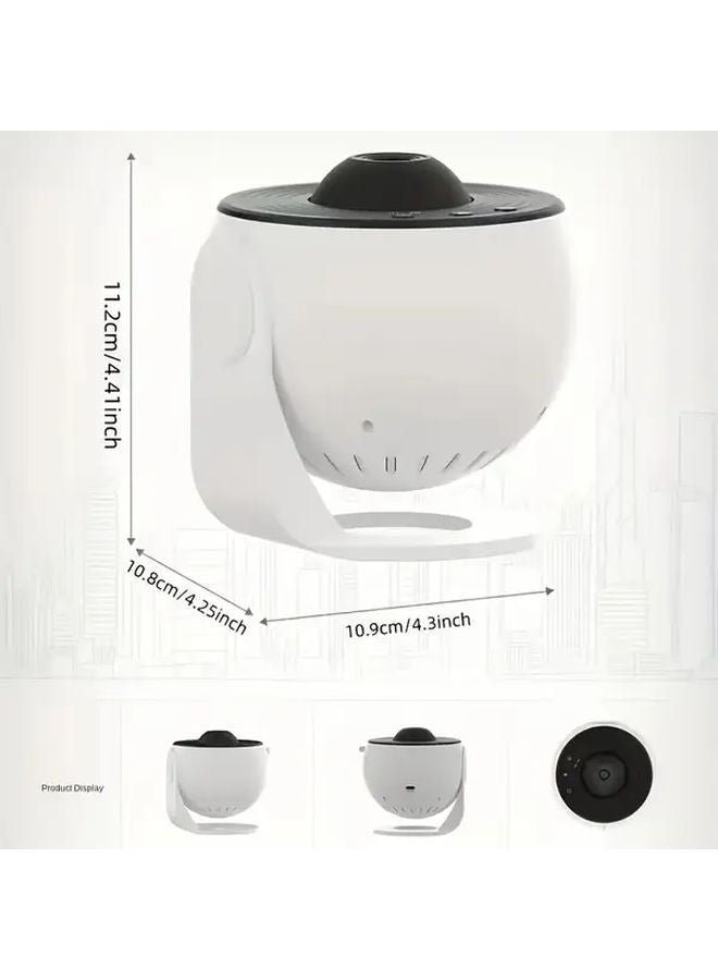 Black White Galaxy Earth Globe Starry Sky Projector Lamp 13 Film Discs Nebula Celestial Projection Light - Image 4