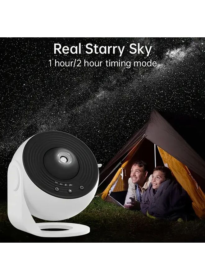 Black White Galaxy Earth Globe Starry Sky Projector Lamp 13 Film Discs Nebula Celestial Projection Light - Image 5