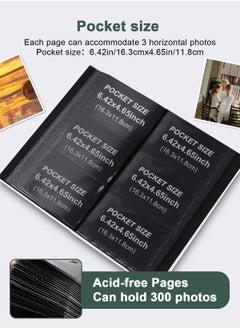 Photo Albums for 4x6 Photos Holds 300 Black Pages Large PU Leather Cover Horizontal Photos Large Capacity Travel Record Family Album Baby Photo Picture Album - pzsku/Z05CEF447F0C658B6A7ABZ/45/_/1695629485/25c6ba27-286a-41f5-b9a4-45b55c8dd3f1