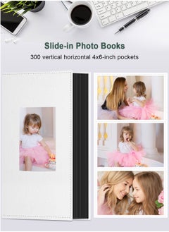 Photo Albums for 4x6 Photos Holds 300 Black Pages Large PU Leather Cover Horizontal Photos Large Capacity Travel Record Family Album Baby Photo Picture Album - pzsku/Z05CEF447F0C658B6A7ABZ/45/_/1695629485/9763f82d-a011-4b1f-9c0e-c16cd29298d3