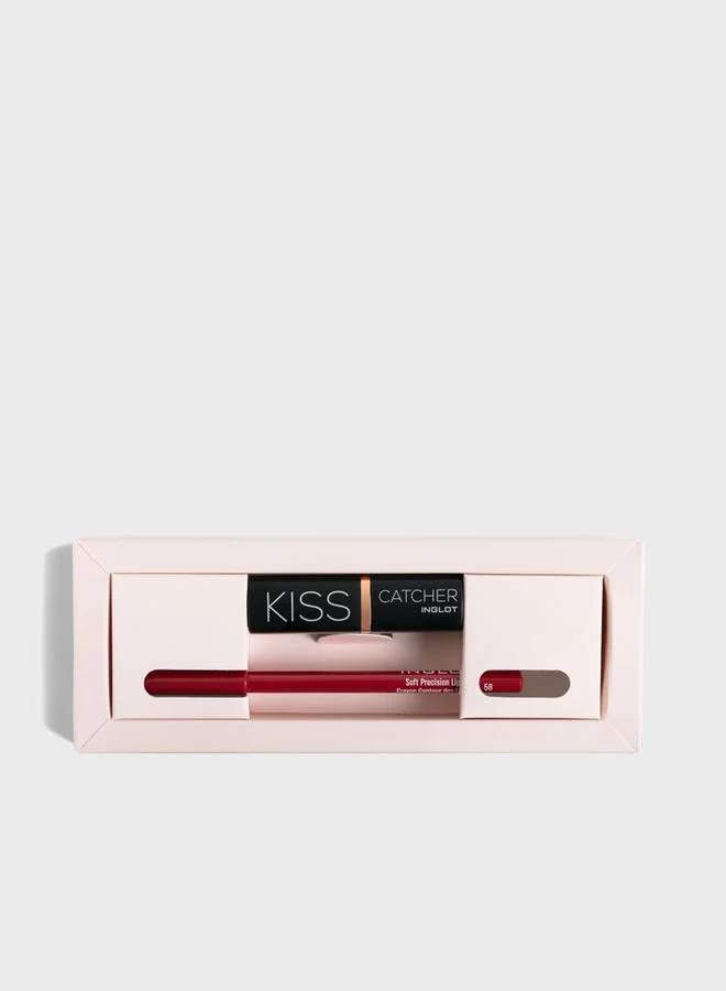 Inglot Kiss Catcher Lip Kit - Tango Kiss 35% Savings