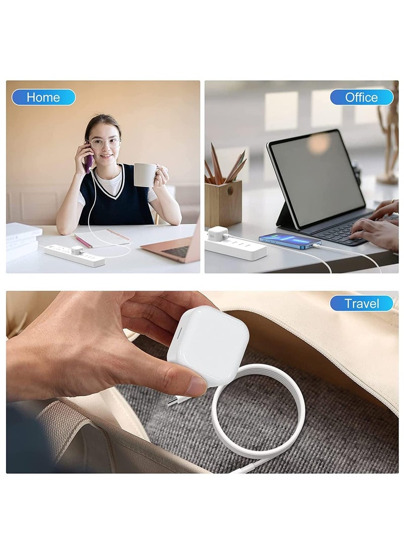Appeal - Fast iPhone Charger 20W USB C Wall Charger with 1M USB C to Lightning Cable Compatible with iPhone 14/14 Pro/14 Pro Max/13/12/SE2020/11/XR/XS Max/X/iPad - Image 1