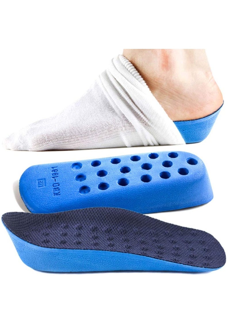 KASTWAVE Height increasing Insole, Heightening Insole for Men, Arch Support Half-insert Shock-absorbing Heel Lift Pad for Men, Comfortable and Breathable Height-increasing Insole (L) - Image 1