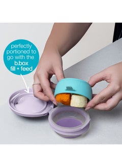 b.box Fill+Freeze (3-Pack) | Baby Food Containers | Food Grade Silicone: Freezer Safe, Microwave Safe, Dishwasher Safe | Use Alone Or With Fill+Feed | 85Ml (2.9Oz Or ⅓ Cup Capacity) Per Container  - Image 5