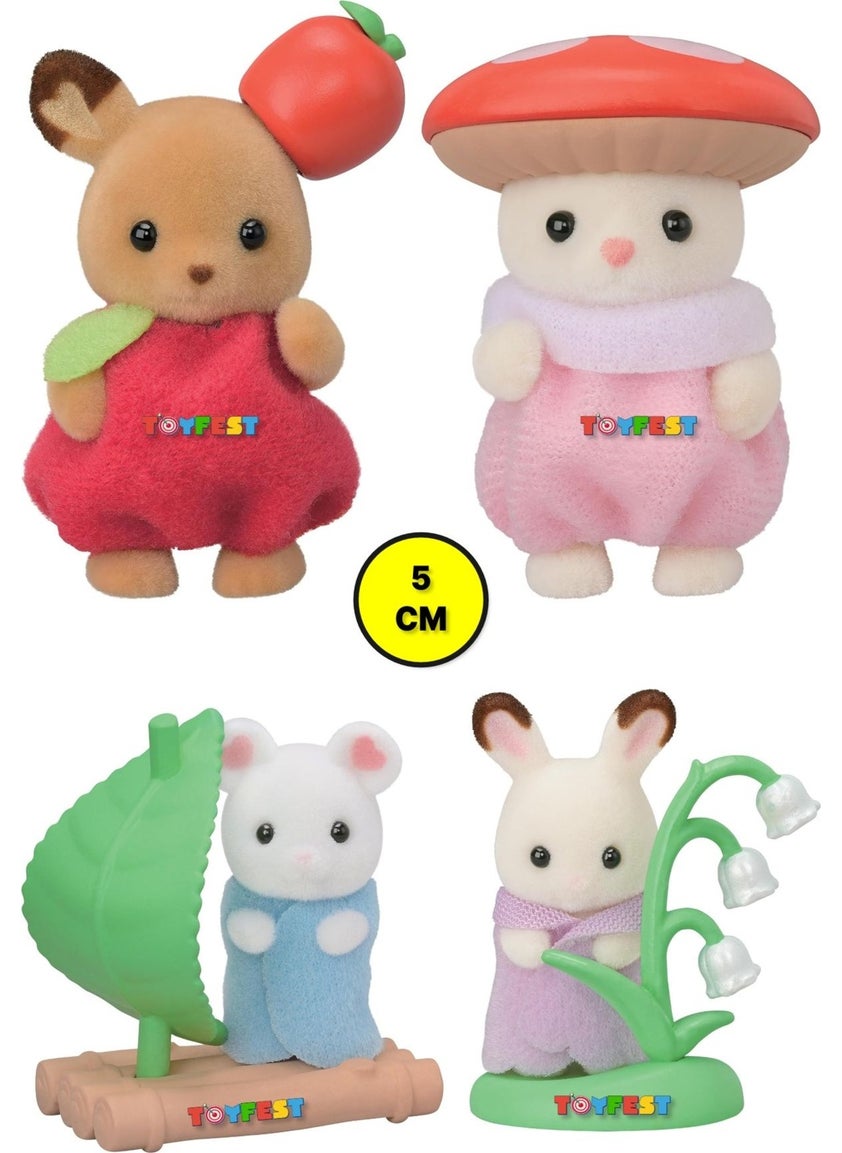 Toyfest - Sylvanian Families Forest Themed Costumed and Accessory Surprise Mini Doll - 1 Piece - Image 1
