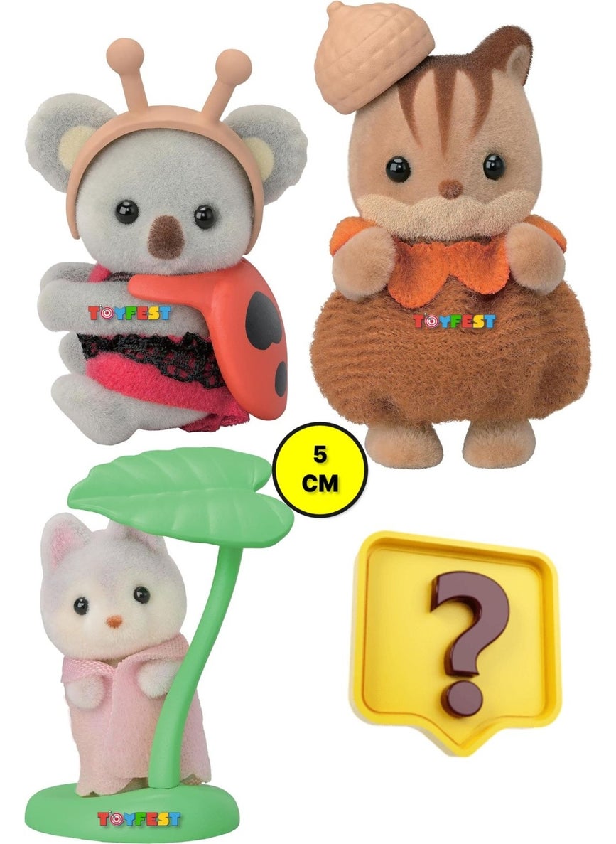 Toyfest - Sylvanian Families Forest Themed Costumed and Accessory Surprise Mini Doll - 1 Piece - Image 1