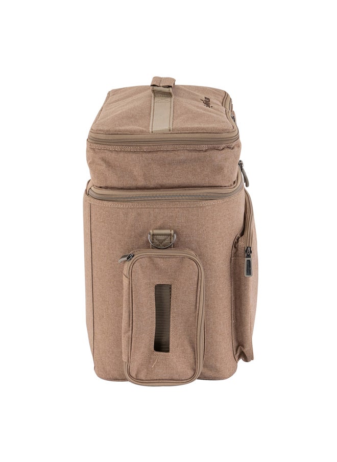 AL SANIDI Al-Mamlka thermos bag for Picnics and trips, Camping thermos bag, Woody, Size 45*53*29Cm  - Image 3