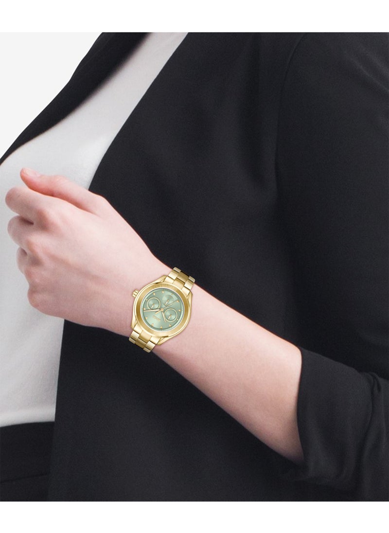 HUGO BOSS HUGO BOSS WATCH ROUND ANALOG WOMEN'S GREEN CASE WATCH - 1502745  - Image 4