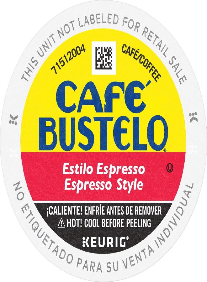 Café Bustelo Espresso Style Dark Roast Coffee, 12 Count (Pack of 6) Keurig K-Cup Pods - Image 2