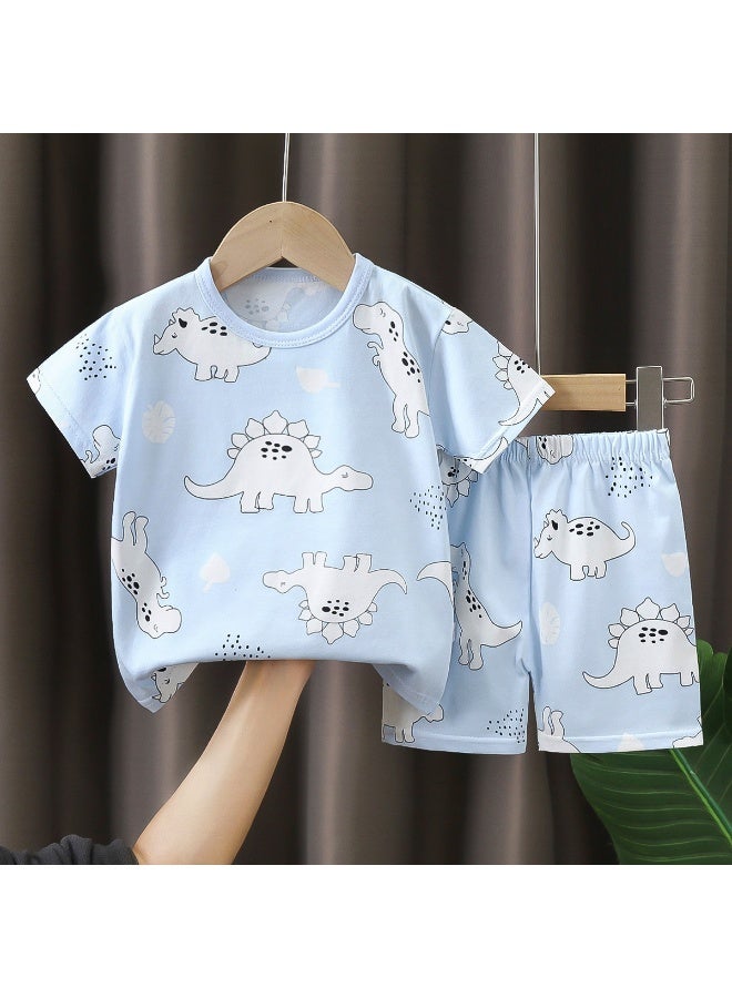 Kids' Short Sleeve Set - New Cotton Summer Outfit for Boys and Girls