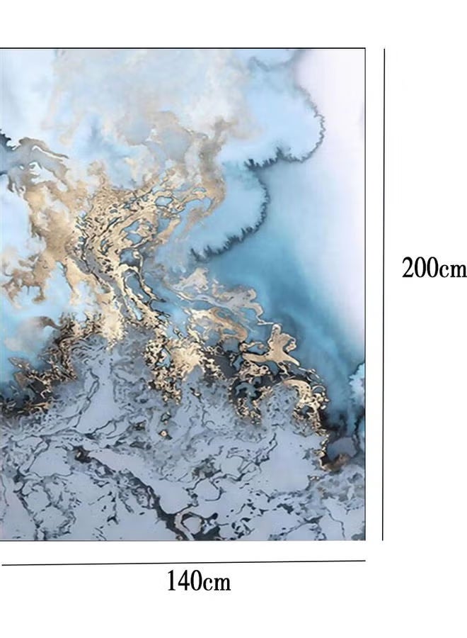 مساحة كبيرة من الرخام سجاد البولي بروبيلين متعدد الألوان 140x200cm - Image 4