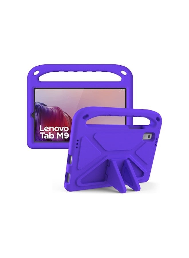 غطاء حماية مناسب لجهاز Lenovo Tab M9 EVA اللوحي، حامل يدوي من السيليكون، غطاء مقاوم للصدمات، غطاء حماية للجهاز اللوحي، غطاء حماية بحزام مقاوم للصدمات - Image 1