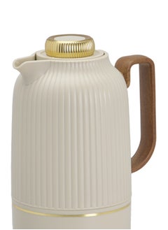 Badraig 2-Piece Coffee And Tea Vacuum Flask Khaki/Gold1 Liter  - Image 2