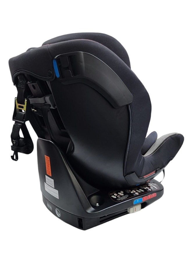360 تدوير أمان مقعد سيارة  مع نظام ISOFIX ورباط علوي من عمر 0 إلى 12 سنة تقريبًا
