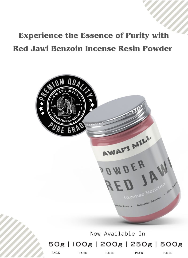 Awafi Mill Red Jawi Powder | Fine Aromatic Incense Resin Powder  - Image 4