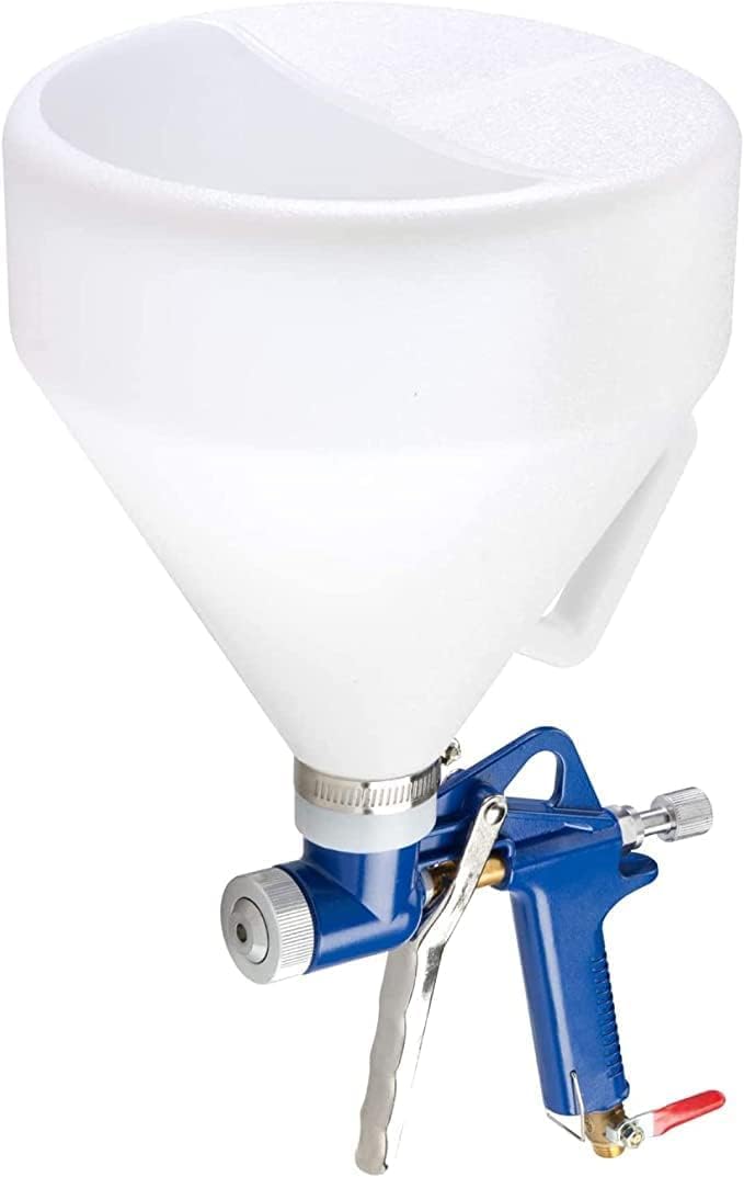 AQ AQSON AQSON Professional 6L Air Hopper Spray Gun with 3 Interchangeable Nozzles for Ceiling and Wall Texture Painting - Image 2