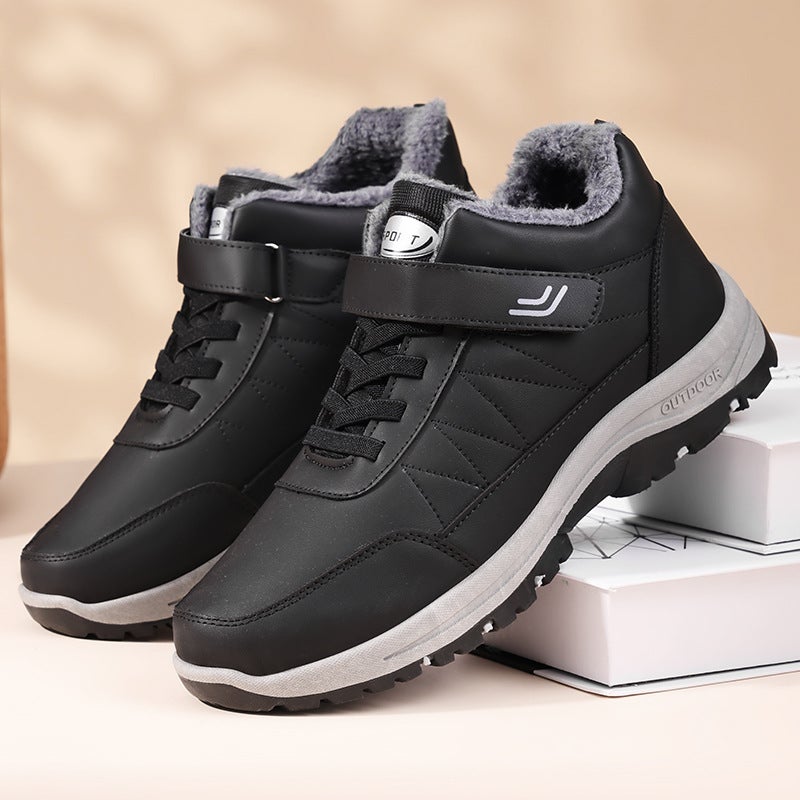 Cotton Shoes 2026 Winter Outdoor Sports Cotton Boots With Thick Plush Lining, Warm Style, Couple'S Casual Walking Snow Boots - Image 3