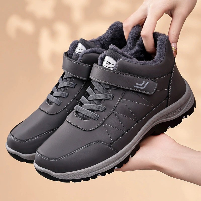 Cotton Shoes 2026 Winter Outdoor Sports Cotton Boots With Thick Plush Lining, Warm Style, Couple'S Casual Walking Snow Boots - Image 4