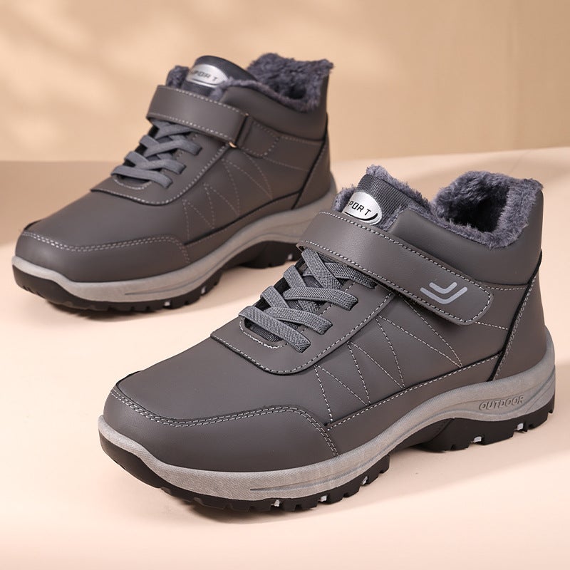 Cotton Shoes 2026 Winter Outdoor Sports Cotton Boots With Thick Plush Lining, Warm Style, Couple'S Casual Walking Snow Boots - Image 2