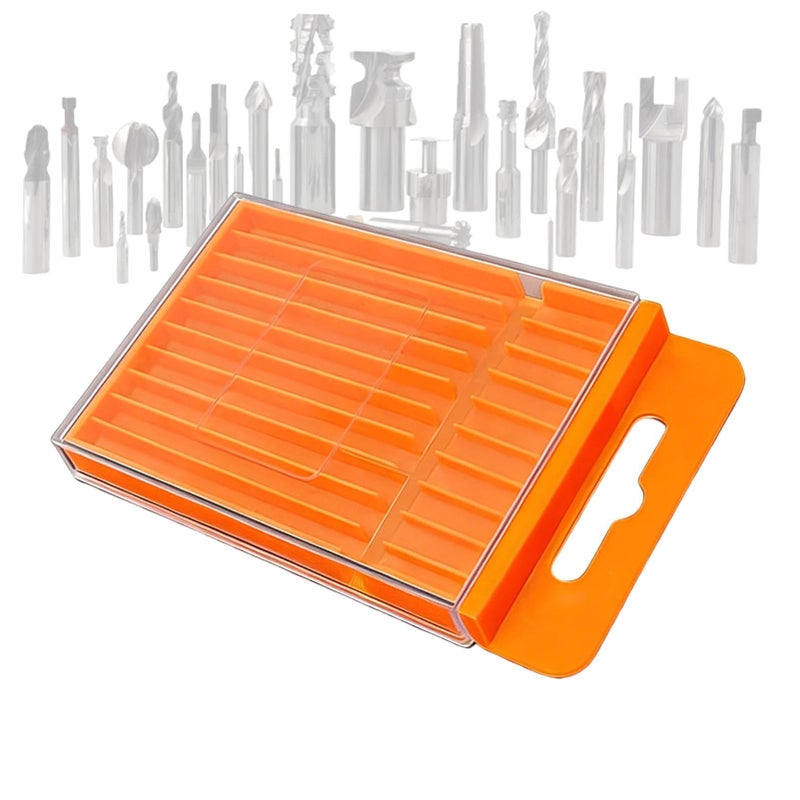 3 Color Portable Pull Out Small Parts Box Organizer Case For Drill Bits Tools - Image 2