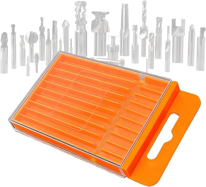 3 Color Portable Pull Out Small Parts Box Organizer Case For Drill Bits Tools - Image 1