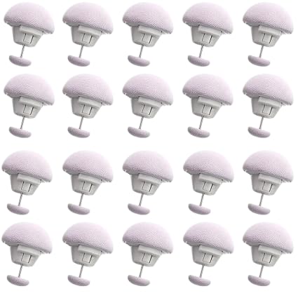 Tinkpin Tinkpin 20Pcs Bed Sheet Clips Mushroom Duvet Cover Pins Cotton Quilt Fixer Duvet Fasteners Mushroom Shape Duvet Clips for Comforters Clips for Socks Curtains Quilt CoveMulticolorPack of 20  - Image 1