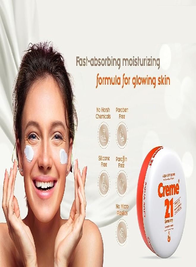 Creme 21 Aqua Soft Cream for Normal Skin with Pro-Vitamin B5 and Hydrating Light weight formula - Image 5