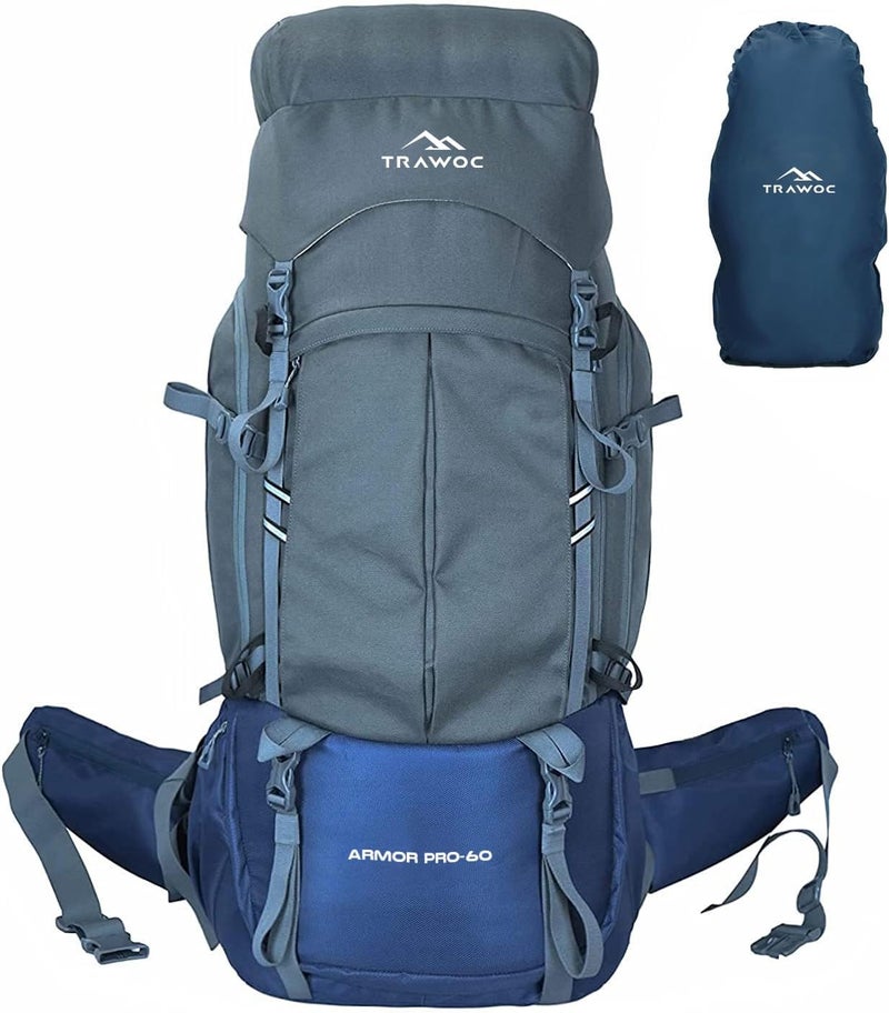 Trawoc حقيبة ظهر سفر TRAWOC ARMOR PRO 60L - Image 1