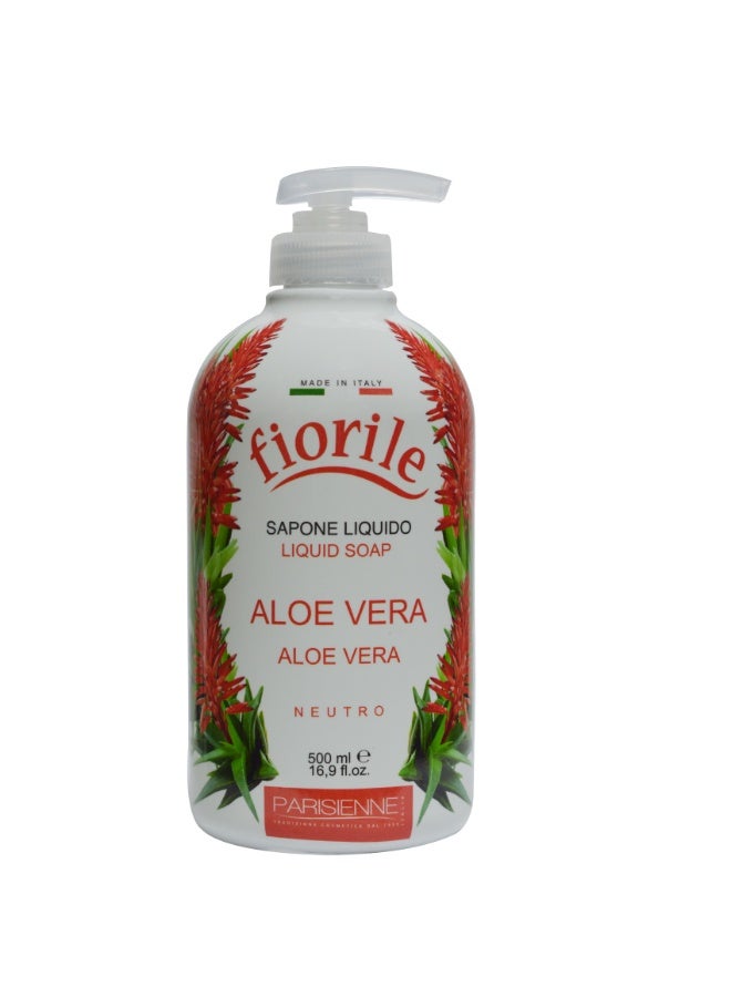 fiorile Parisienne Liquid Soap Aloe Vera 500ML | Gentle Hydration & Refreshing Daily Care | Hand Wash | Germ Protection & Deep Cleansing | Soothing & Moisturizing Effect - Image 1