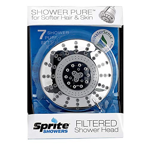Sprite Showers Pure 7-Setting Filtered 1.75GPM Showerhead in Chrome (AE7E-CM-R) - Image 3