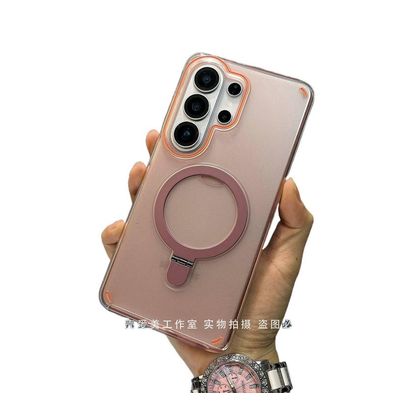 غطاء هاتف | TPU | مقاوم للصدمات لـ Samsung Galaxy S24 | حماية من السقوط | حامل قائم - Image 1