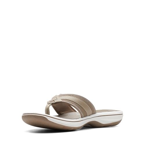 Clarks Women's Breeze Sea Flip-Flop, Taupe, 5 - Image 5
