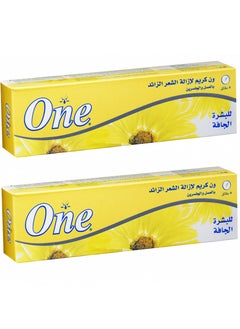 One Two Pieces Of Hair Removal Cream With Honey And Glycerin For Dry Skin 2X140 ml  - Image 1