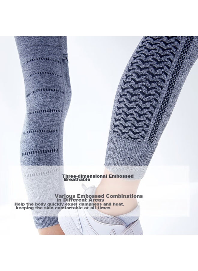 Moodytiger Children's Autumn And Winter All-in Jacquard Breathable Wearable Sports Leggings Yoga Pants For Boys And Girls - Image 2