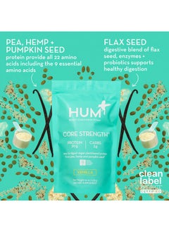 HUM Core Strength Vanilla Protein Powder - Digestion Friendly Vegan Plant Protein for Shakes (15 Servings) - pzsku/Z05D031FF7BDE350427D2Z/45/_/1739863738/6ce80c60-b5cb-4d1e-a126-6f318528bbca