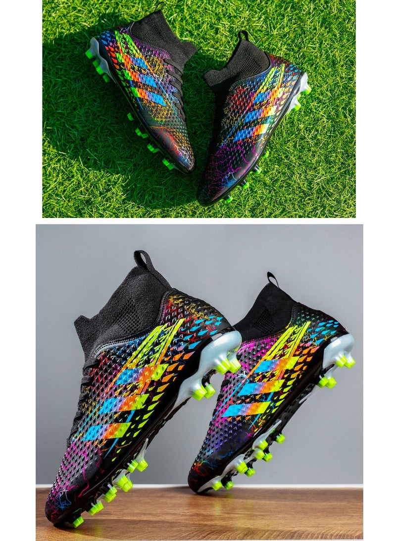 SKT Shiketro Men's soccer cleats for outdoor indoor professional youth boys soccer cleats unisex soccer cleats. - Image 4