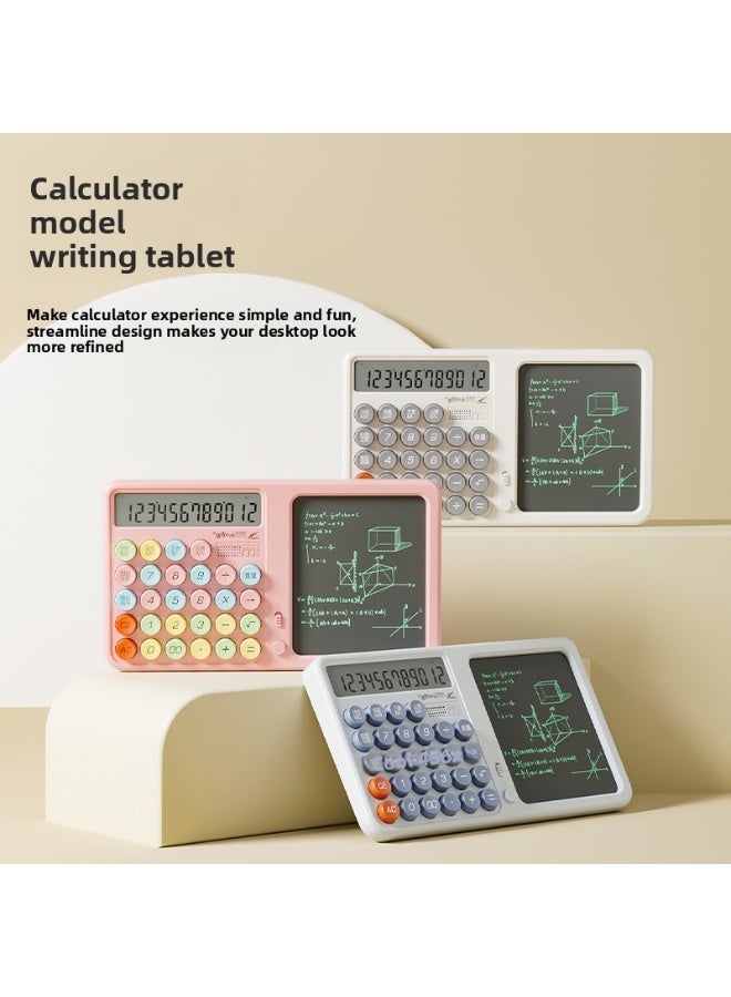 Multifunctional Writing Pad Calculator – Large Screen Desktop Office Tool for Memo, Drafting & Bookkeeping - Image 1