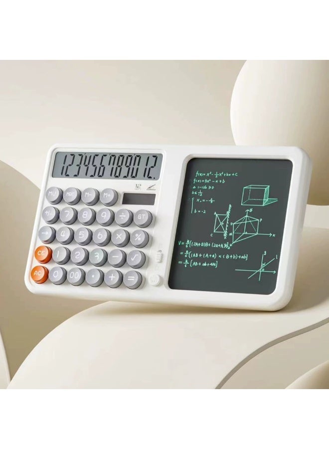 Multifunctional Writing Pad Calculator – Large Screen Desktop Office Tool for Memo, Drafting & Bookkeeping - Image 2