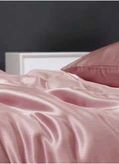 Silky Satin King Size 6 Piece Duvet Cover Set Plain Pink - pzsku/Z05D08EB33AA2DF9C10C8Z/45/_/1731071357/1982aa6f-95e9-4a33-91c5-e7b70112a82a