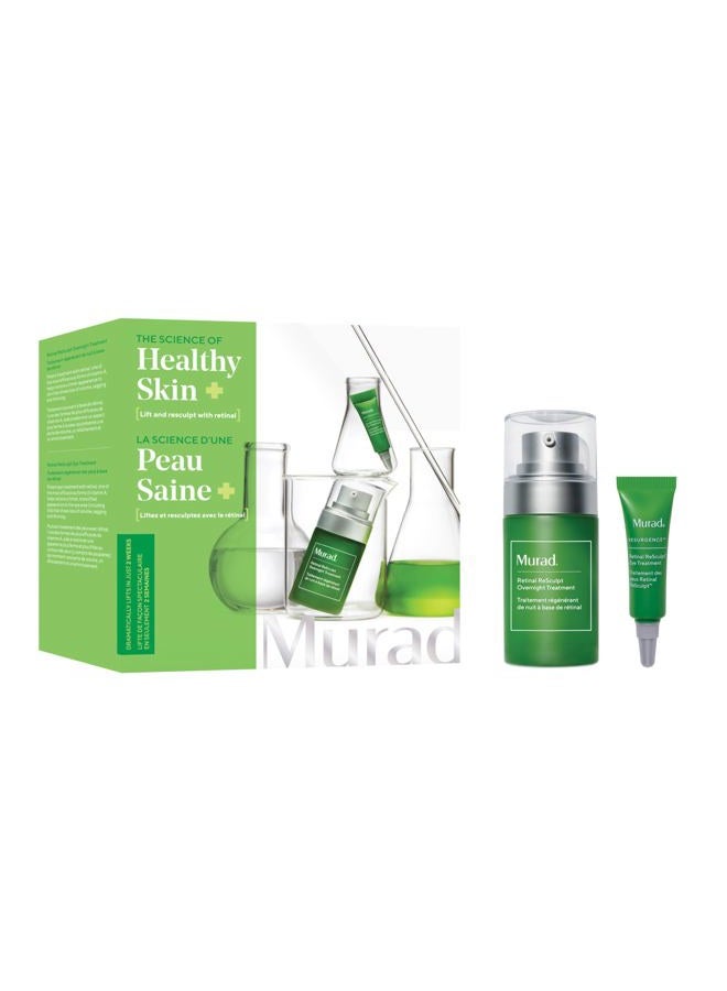 Murad Retinal Trial Kit - Lift and Resculpt with Retinal 2-Piece Trial Kit ($73 Value) - Anti-Aging Set Encapsulated Retinal - Retinal Serum 0.5Fl Oz, Retinal Eye Cream 0.11Fl Oz - Image 1