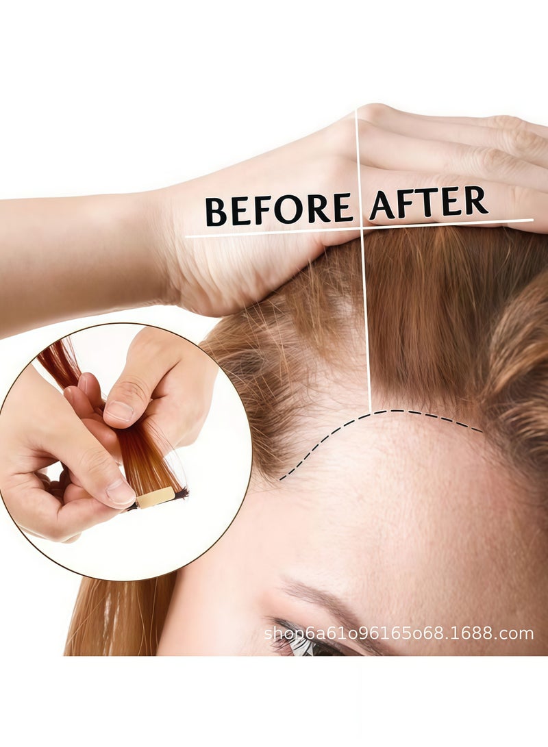 غير مرئية لون الشعر المستعار الشريط الخاص استبدال الفيلم على الوجهين للماء والعرق مقاومة قوية لاصقة من الصعب إسقاط - Image 4