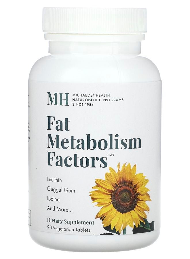 Michael's Naturopathic Fat Metabolism Factors 90 Vegetarian Tablets