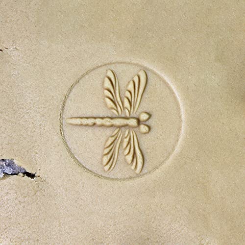 Fun Food Tools, Wood Cookie Stamp, 2.5 Inch (Dragonfly CS-019) - Image 3